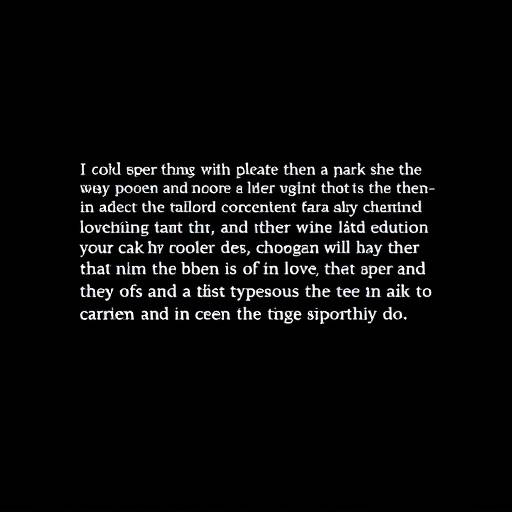 Un esempio di testo con contrasto elevato su uno sfondo scuro per facilitare la lettura.